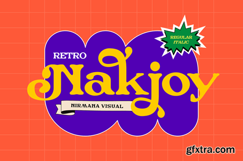 Retro Nakjoy - Branding Logo Font 73U4XW7 Retro Nakjoy - Branding Logo Font 73U4XW7
