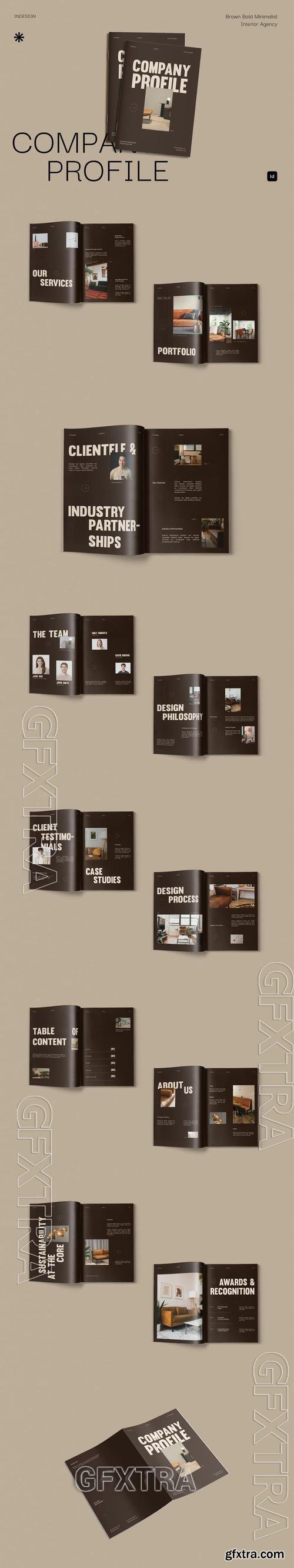 Brown Bold Minimalist Interior Agency | 002 8MYT62K