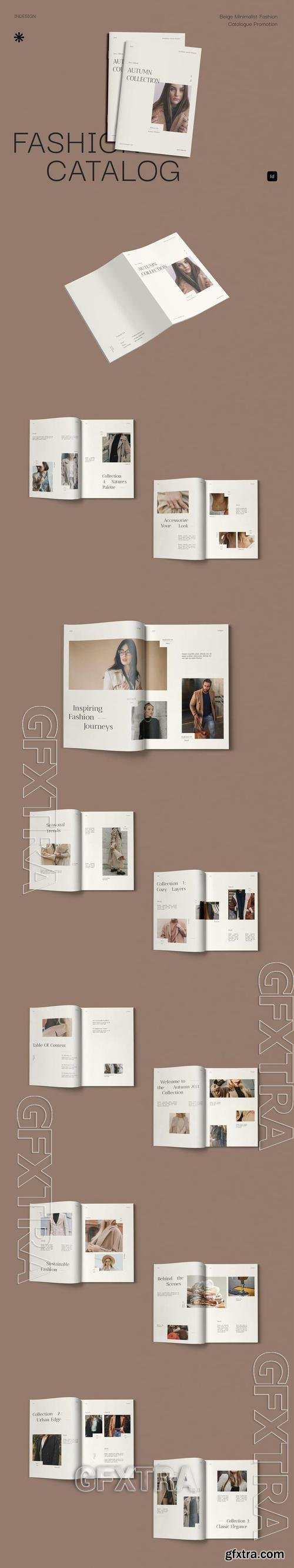 Beige Minimalist Fashion Catalogue | 002 7D3333P
