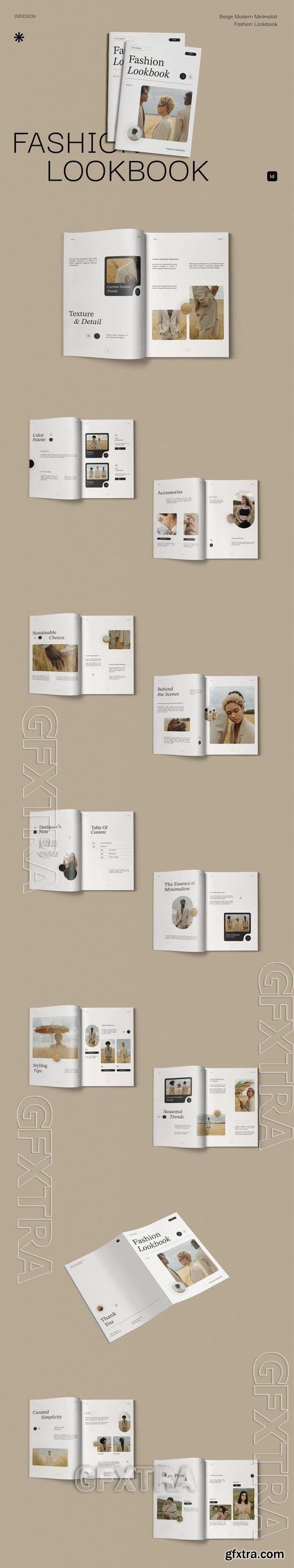 Beige Modern Minimalist Fashion Lookbook | 002 EEBU36U Beige Modern Minimalist Fashion Lookbook | 002 EEBU36U