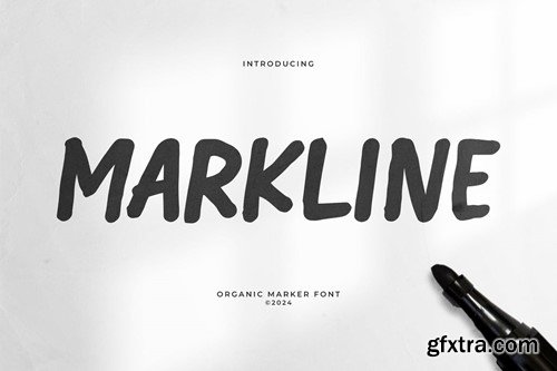 Markline - Organic Marker Font FSXSPRG Markline - Organic Marker Font FSXSPRG