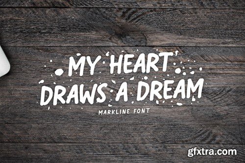 Markline - Organic Marker Font FSXSPRG Markline - Organic Marker Font FSXSPRG