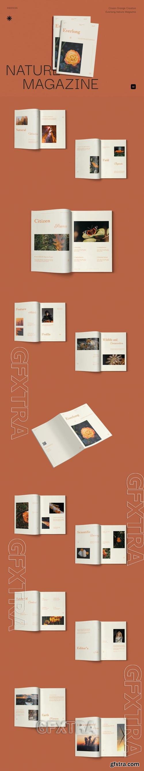 Cream Orange Creative Nature Magazine | 001 K5NTJ78 Cream Orange Creative Nature Magazine | 001 K5NTJ78
