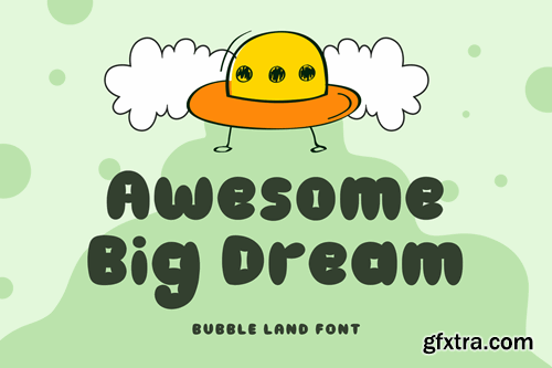Bubbleland - Bubble Font EUTJADE Bubbleland - Bubble Font EUTJADE