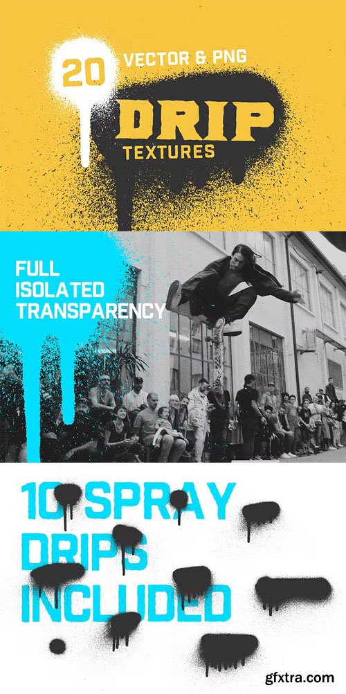 20 Spray Paint Drips 20 Spray Paint Drips