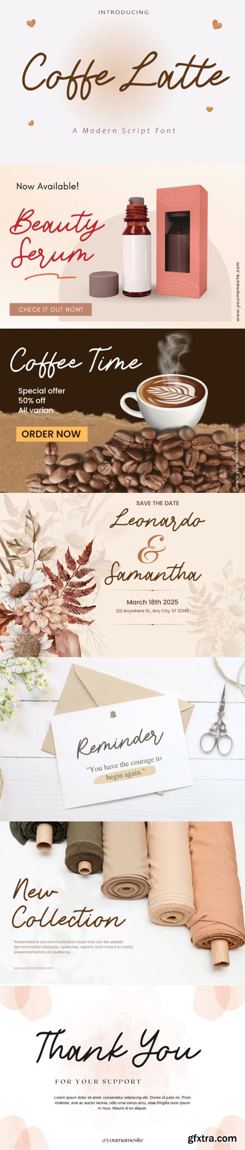 Coffe Latte - Modern Script Font Coffe Latte - Modern Script Font