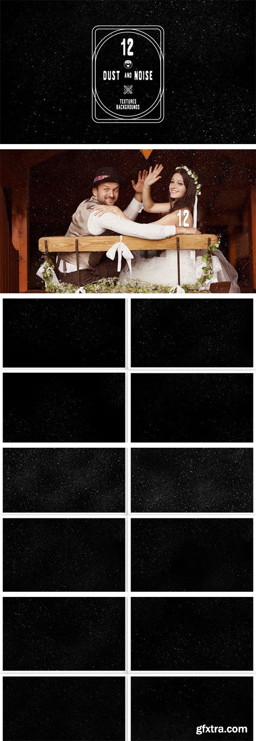 12 Dust & Noise Overlays for Photoshop 12 Dust & Noise Overlays for Photoshop