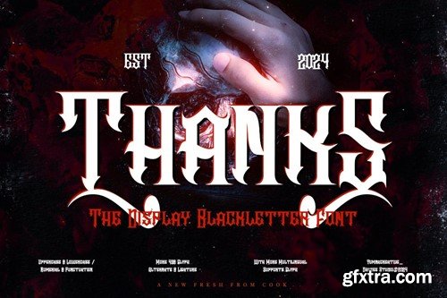 Velgrynd - Display Blackletter Font C3UG3NC Velgrynd - Display Blackletter Font C3UG3NC