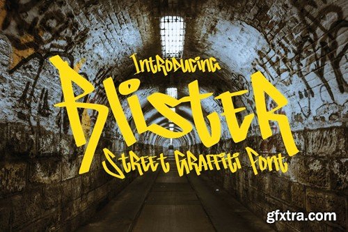 Blister - Graffiti Font 7ZWRR5Y Blister - Graffiti Font 7ZWRR5Y