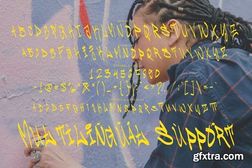 Snake Gourd - Graffiti Font UEHMF4V Snake Gourd - Graffiti Font UEHMF4V