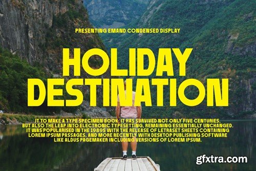 Emand - Sans Condensed Font JN6WLNC Emand - Sans Condensed Font JN6WLNC