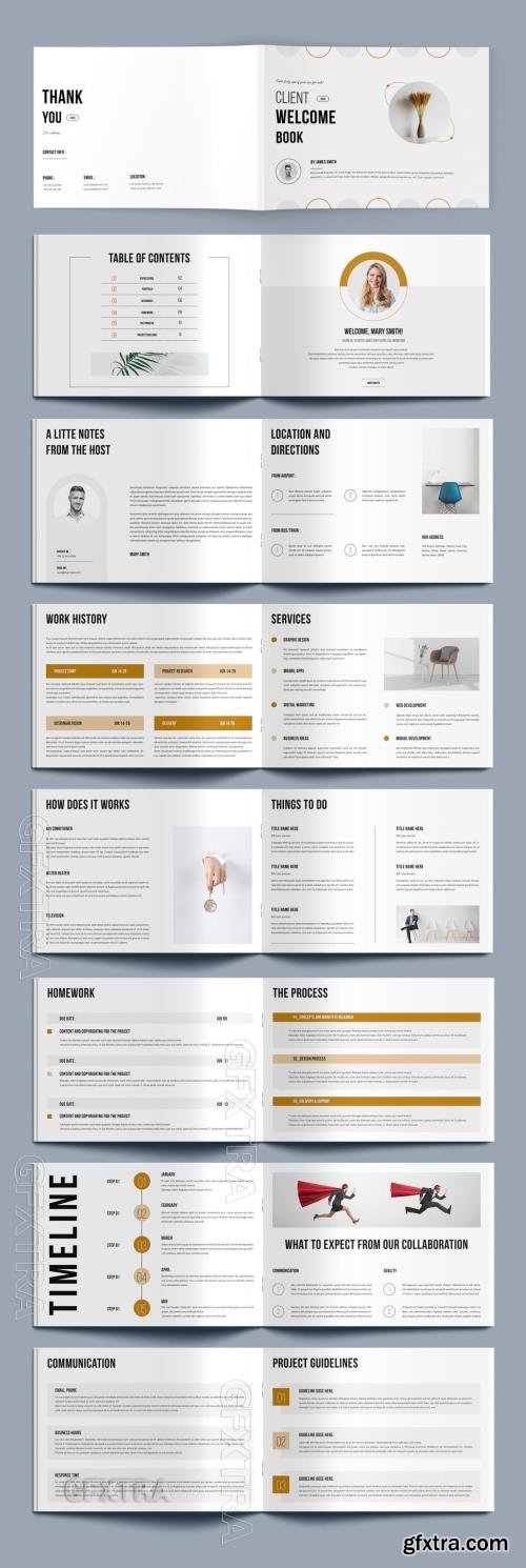 Welcome Book Template Landscape Layout 760290916 Welcome Book Template Landscape Layout 760290916