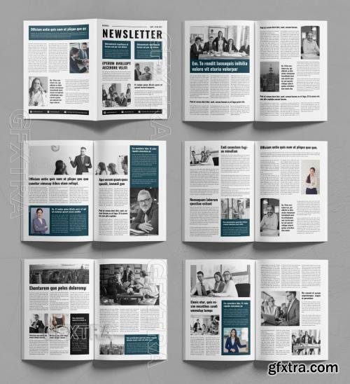Corporate Newsletter Template 760290694