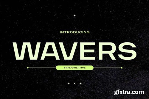 Wavers - Modern Bold Sans - Sport Game Logo Font 243KXCB Wavers - Modern Bold Sans - Sport Game Logo Font 243KXCB