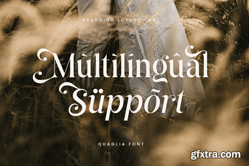 Quaglia - Branding Luxury Font GDESFJH Quaglia - Branding Luxury Font GDESFJH
