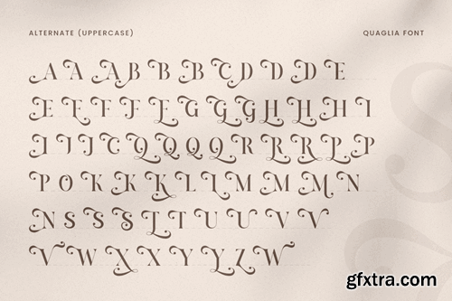 Quaglia - Branding Luxury Font GDESFJH Quaglia - Branding Luxury Font GDESFJH