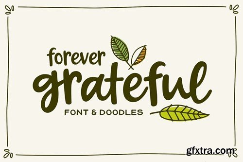 Forever Grateful Font 77FBB9S Forever Grateful Font 77FBB9S