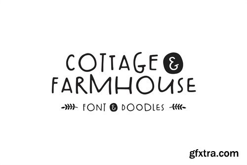 Cottage & Farmhouse Font LNZAGLU Cottage & Farmhouse Font LNZAGLU