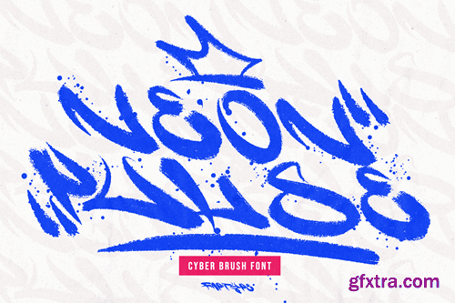 Neon Pulse | Cyber Graffiti Brush Font L6JQJTN Neon Pulse | Cyber Graffiti Brush Font L6JQJTN