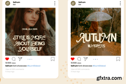 Sefrum Font Sefrum Font