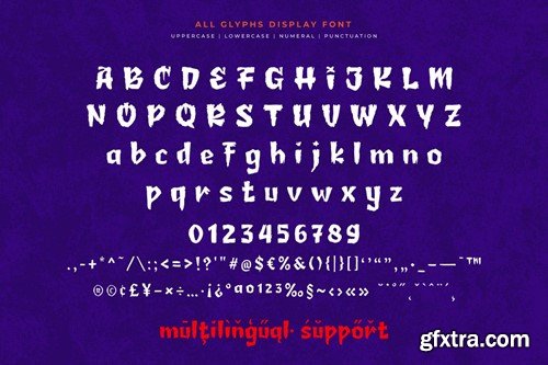 Jifer Bogy - Halloween Display Font GEL877E Jifer Bogy - Halloween Display Font GEL877E