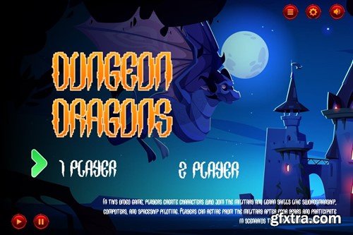 Castlefavor - Pixel Gaming Font FLC5YDX Castlefavor - Pixel Gaming Font FLC5YDX