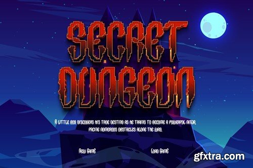 Castlefavor - Pixel Gaming Font FLC5YDX Castlefavor - Pixel Gaming Font FLC5YDX