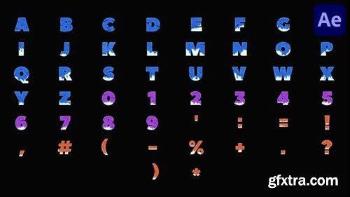 Videohive Fluid Alphabet for After Effects 54731149 Videohive Fluid Alphabet for After Effects 54731149