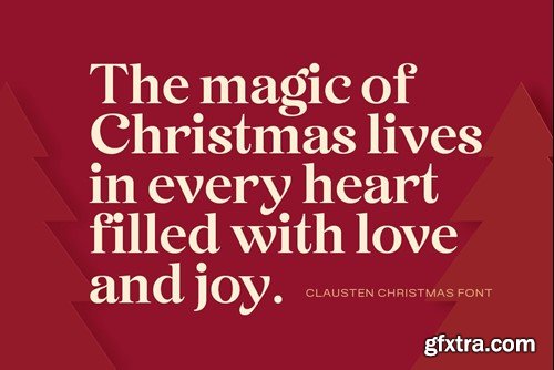 Clausten - Stylish Christmas Font VVDU8PB Clausten - Stylish Christmas Font VVDU8PB