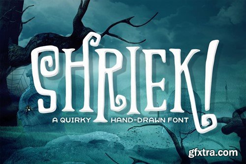 Shriek Font QTS5CMR Shriek Font QTS5CMR