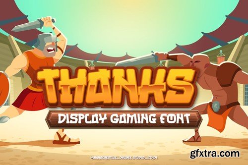 Thorsten - Display Gaming Font VXD6S37 Thorsten - Display Gaming Font VXD6S37