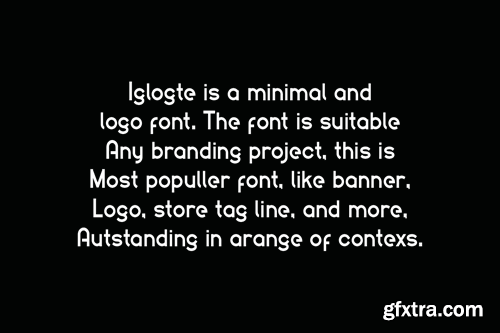 Iglogte - Minimal Logo Font V4Z8CF5 Iglogte - Minimal Logo Font V4Z8CF5