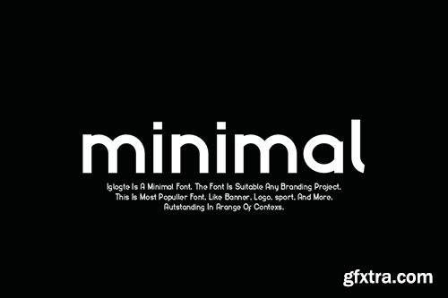 Iglogte - Minimal Logo Font V4Z8CF5 Iglogte - Minimal Logo Font V4Z8CF5