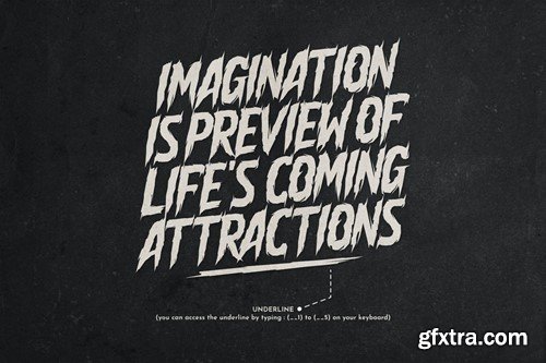 Vainmore - Display Font YAYSMLS