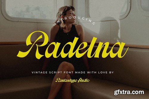 Radelna Vintage Script Font MLMY4SN Radelna Vintage Script Font MLMY4SN