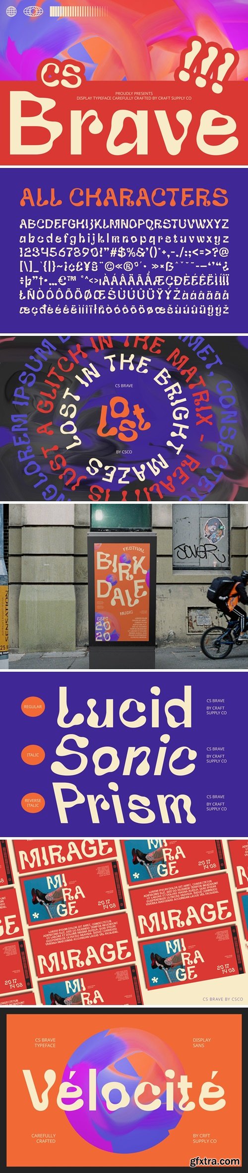 CM - CS Brave &ndash; Trippy Font 283203308