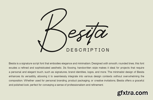 Besita - Elegant Script Besita - Elegant Script