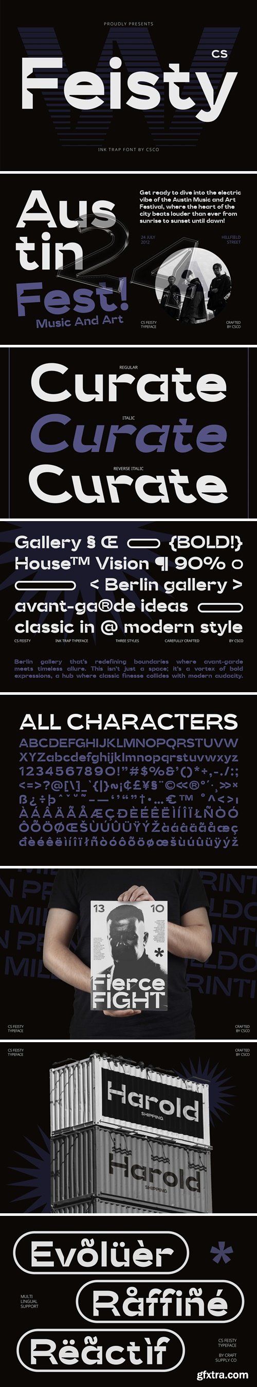 CM - CS Feisty – Inktrap Font 284128966