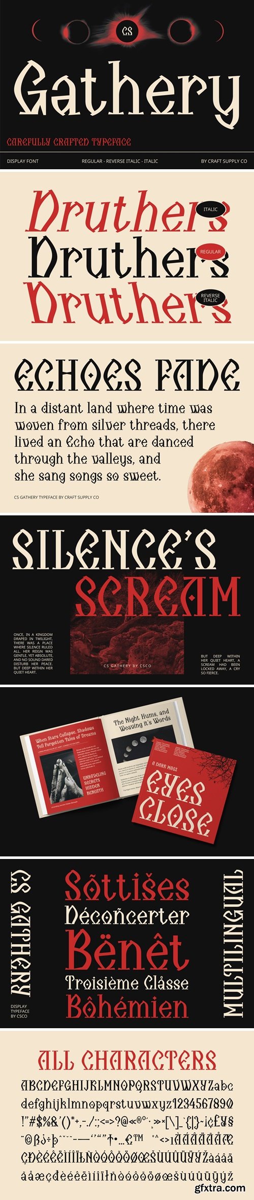 CM - CS Gathery &ndash; Display Serif Font 286224772