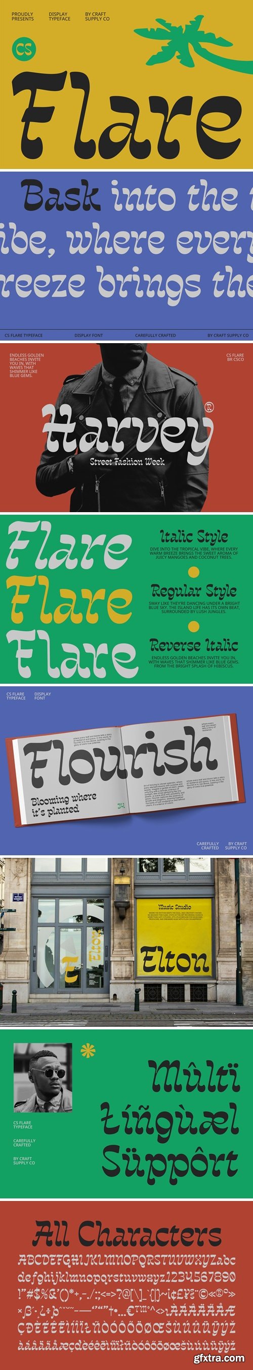 CM - CS Flare &ndash; Reverse Contrast Font 284128985