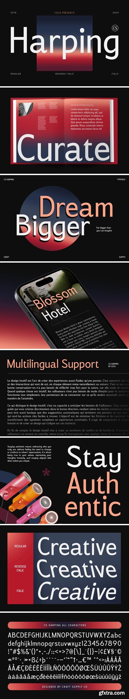 CM - CS Harping &ndash; Contemporary Font 286862949