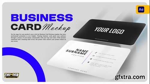 Videohive Business Card Mockup 54838415