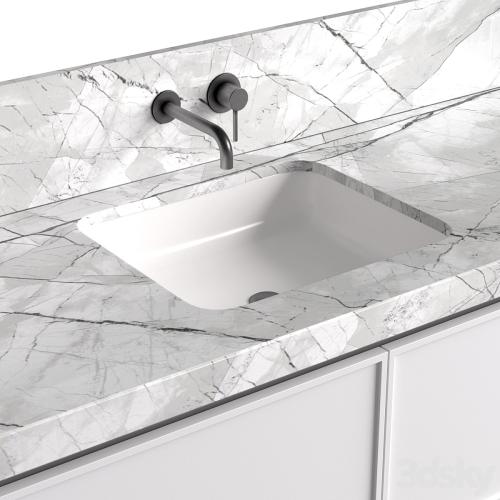 Bathroom Cabinets with washbasins in modern style. Bathroom furniture.Bathroom Sink Cabinets