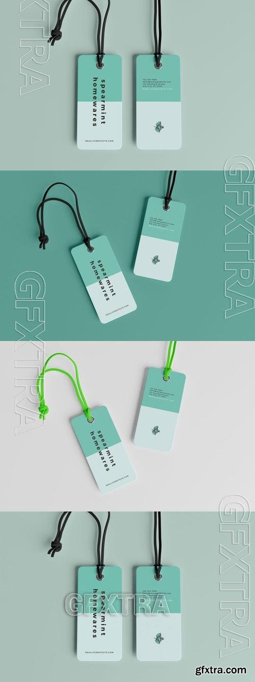 Label Tag Mockup XWJBBFZ