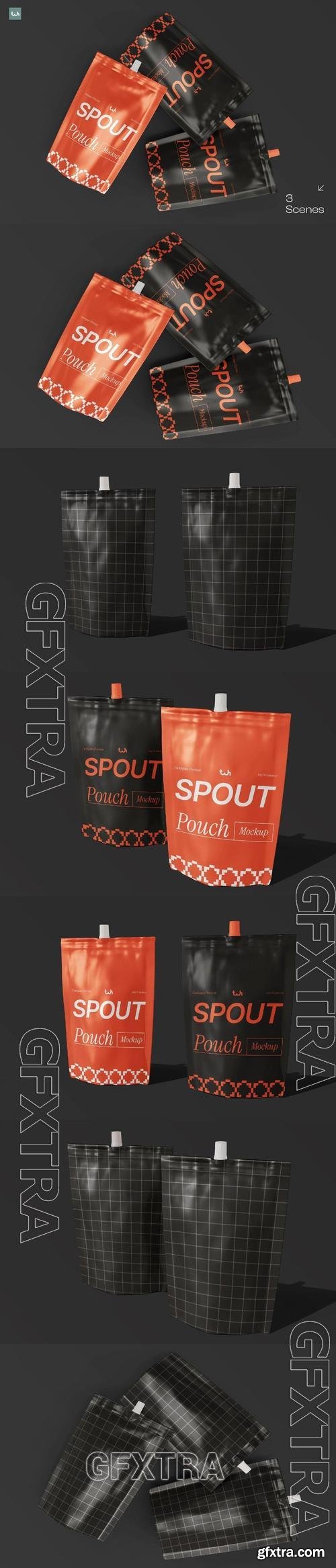 Spout Pouch Packaging Mockup | 001 26S9E4Q