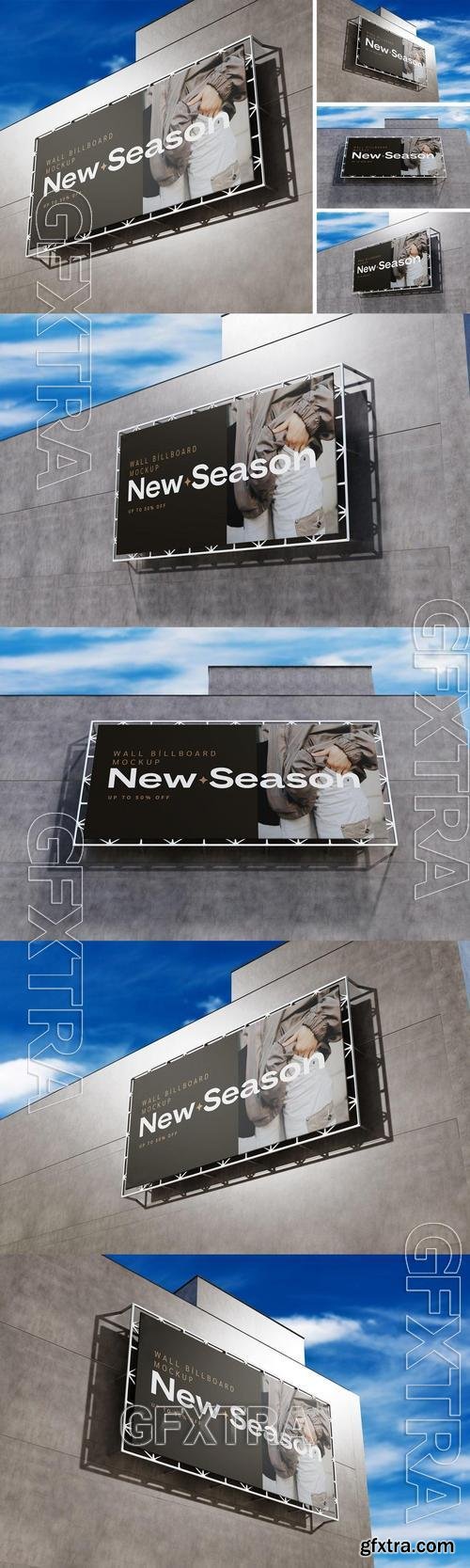 Wall Billboard Mockup ZQ2YTBY Wall Billboard Mockup ZQ2YTBY