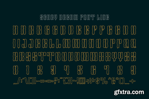 Scary Dream - Halloween & Horror Font BXUS9N9 Scary Dream - Halloween & Horror Font BXUS9N9