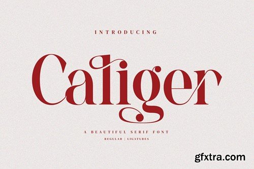 Caliger Beautiful Serif Font LR6RMCF Caliger Beautiful Serif Font LR6RMCF