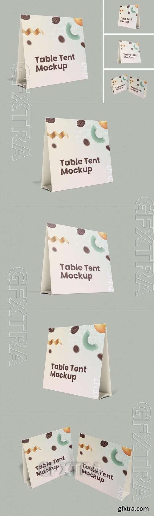 Table Tent Mockup BCQ925Z Table Tent Mockup BCQ925Z