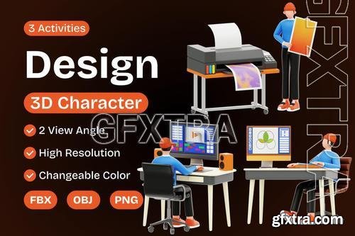 Design 3D Character JFNAY69 Design 3D Character JFNAY69